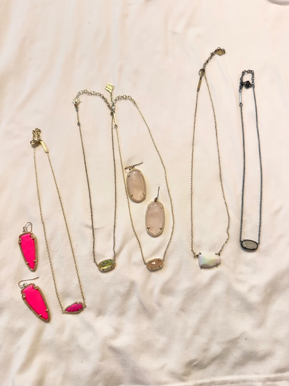 Kendra Scott Mixed Stone Gold-Tone & Hot Pink Necklace Collection